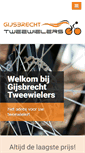 Mobile Screenshot of gijsbrechttweewielers.nl